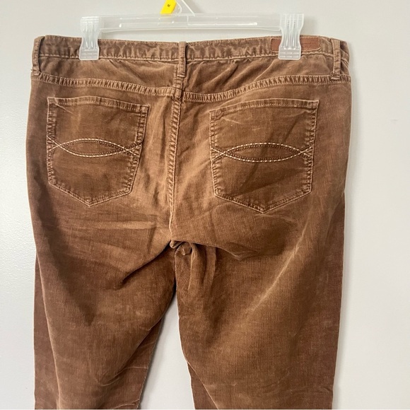 Vintage Abercrombie & Fitch Brown Corduroy Pants Low Rise Size 10 Straight Leg - Picture 8 of 13